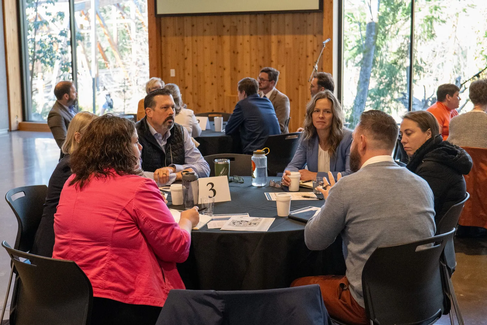 Students walking on campus